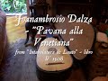 Italian Pavan - (lute)