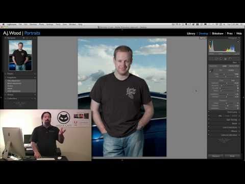 ajwood - In this tutorial, A.J. demonstrates how to use Lightroom to retouch a portrait image. Share this video, Tweet to your friends: http://bit.ly/lr3retouch1 Join...