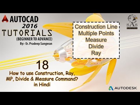 Construction, Ray, MP, Divide & Measure Command