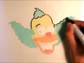 12th Drawing : Krusty the Clown 12th Drawing : Krusty the Clown