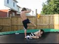 trampoline wrestling