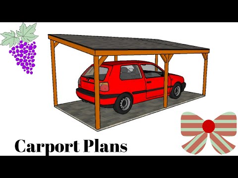 Attached Carports Plans