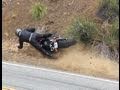 Foot Peg Catches then Crash - 2009 Yamaha R1