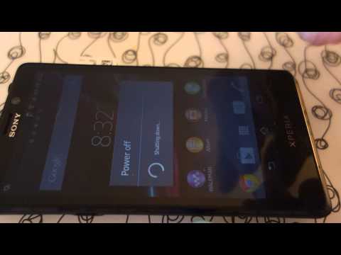 how to turn xperia t off