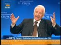 Ede Stoiber �ber Claudia Roth und die Gr�nen