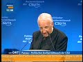Ede Stoiber über Claudia Roth und die Grünen
