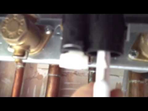 how to drain combi boiler