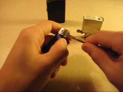 how to change zippo flint