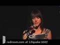 Author, Beth Lisick, performs at 2007's Litquake, San Francisco's premier literary festival. 