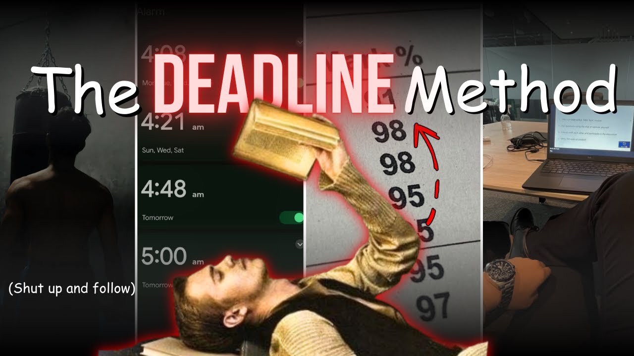 How to Force Your Brain to Do HARD Things Fast (Deadline method)