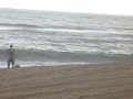 Maggie & Pepe at Nags Head beach