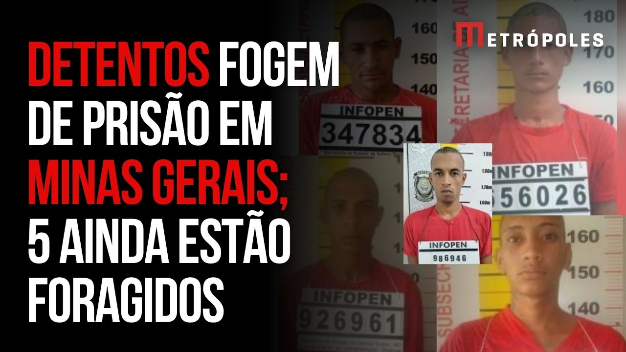 Oito detentos fogem de presídio em MG durante banho de sol