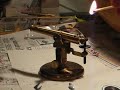 Model brass cannon firing | Tragere cu un model de tun din alama