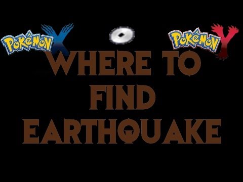 how to get tm earthquake in pokemon x