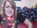 12/8: Kristina is lit up. (LOL)