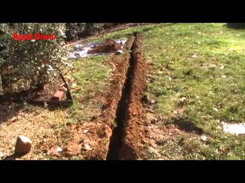 how to drain wet yard