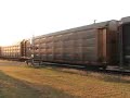 BNSF 141 Leads all EMD Consist West on the Herington Sub