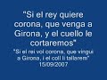 si vienes te corto el cuello