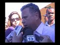 Gov. Blairo Maggi mesmo chateado fez v�rias inaugura��es