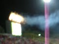 Steaua - galata, final de meci si artificii