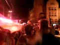 Deutschland vs. T�rkei Feier auf der B8 in Duisburg Hamborn