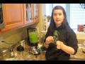 Raw Creamed Spinach Soup --- Apple Kiwi Smoothie ---- Day 14