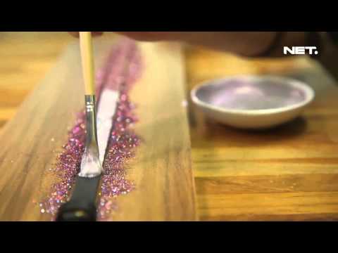 how to make a glitter belt