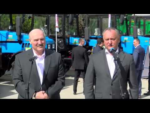 Igor Dodon și Alexandr Lukașenko au efectuat o vizită la Institutul de Fitotehnie „Porumbeni”  