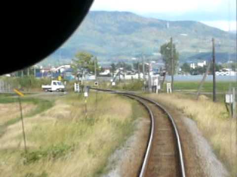 根室本線、2431D、滝川-東滝川。2009年10月11日