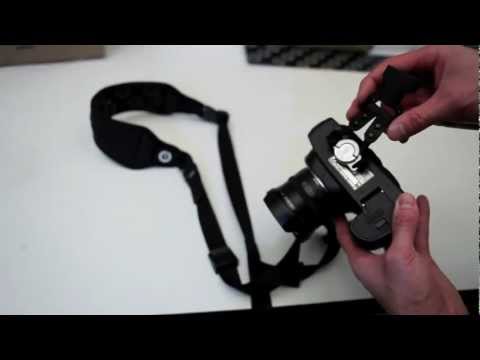 how to fit nikon camera strap
