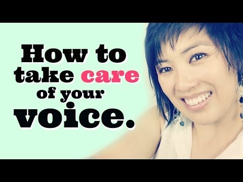how to take care of your voice