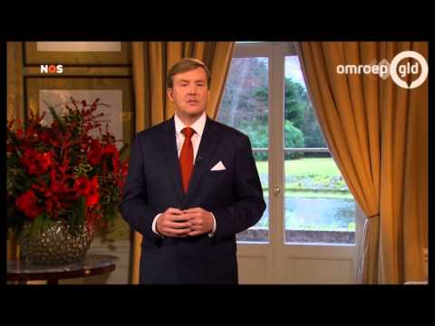 Koning blikt terug op aangrijpende nieuwsfeiten in kersttoespraak
