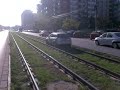 Cu masinutza pe sinele de tramvai