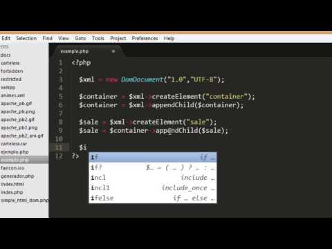 how to read xml file in php