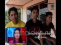 TV interviewing Tai Orrathai and Family in her hometown, Ubon, Ratchathani