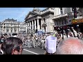 Brussels Zinneke Parade 22 May 2010 Belgium -people rolling in a whieel - larkmoose video