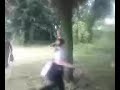 Me And Alisha And Charlotte Being Gay with the tree