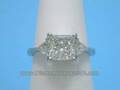 Princess Cut Diamond Ring 1.15-carat 0.32 tcw Trillion sides