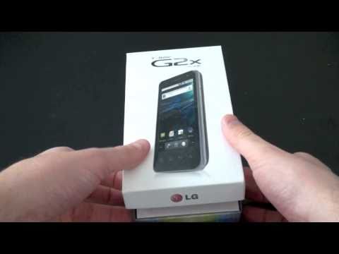 T-Mobile G2x Unboxing
