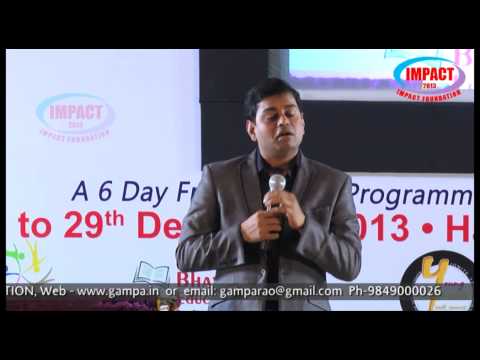 How to Get what you want ? by CA Pavan kumar founder srimedha at IMPACT2013 DEC