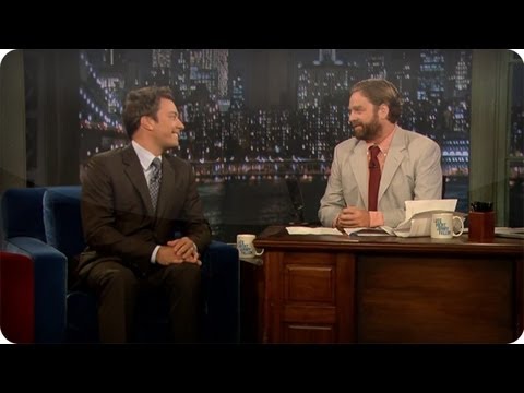 Late Night with Jimmy Fallon - Subscribe NOW to Late Night with Jimmy Fallon: http://full.sc/IcjtXJ Jimmy and Zach find themselves in unfamiliar positions and it gets awkward while promoti...