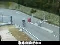 Clotheslined By The Gate Arm