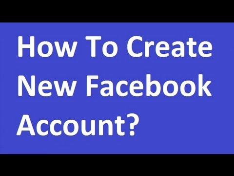 how to open new facebook account