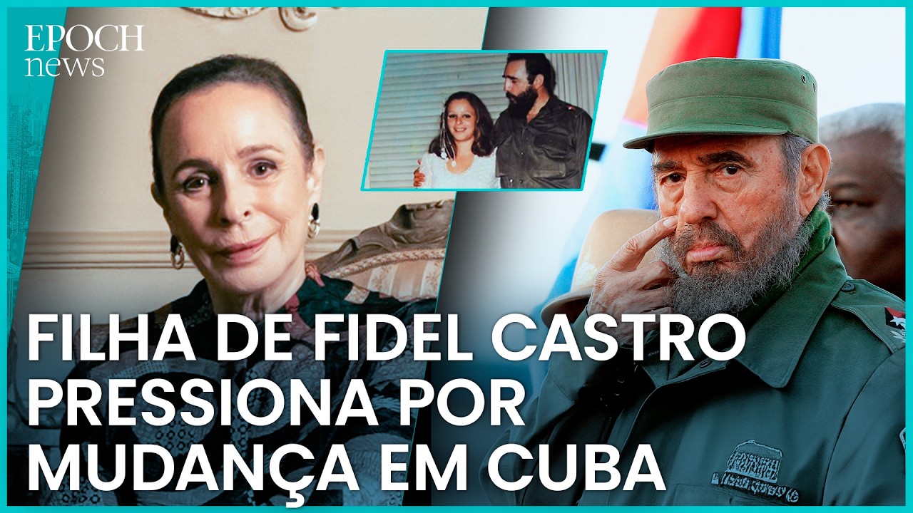 Alina Fernández, filha de Fidel Castro, defende mudança urgente no regime político de Cuba