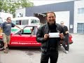 ewen gilmour gets licence on spyder 250 chopper