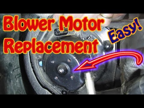 DIY How to Replace a Heater \ AC  Blower Motor on a Chevy Blazer, GMC Jimmy, S10 Truck