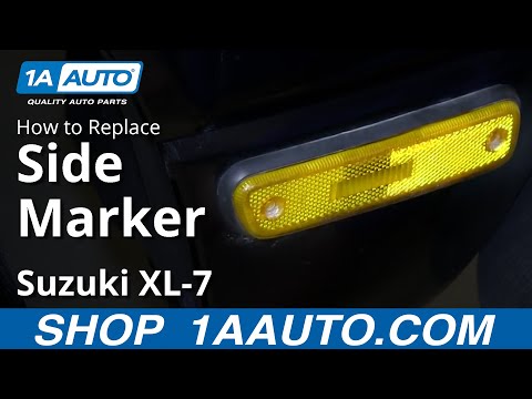 How To Install Replace Side Marker Light and Bulb Suzuki XL-7