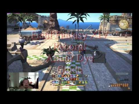 how to dye armor ffxiv