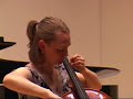 Anna Sliva, cello, plays Boccherini - live