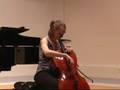 Anna Sliva, cello, plays Boccherini - live